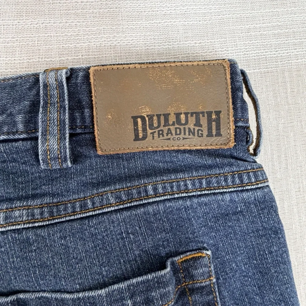 Duluth Trading Men's Flex Weekender‎ Jeans Sz 36x32 Medium Wash Denim